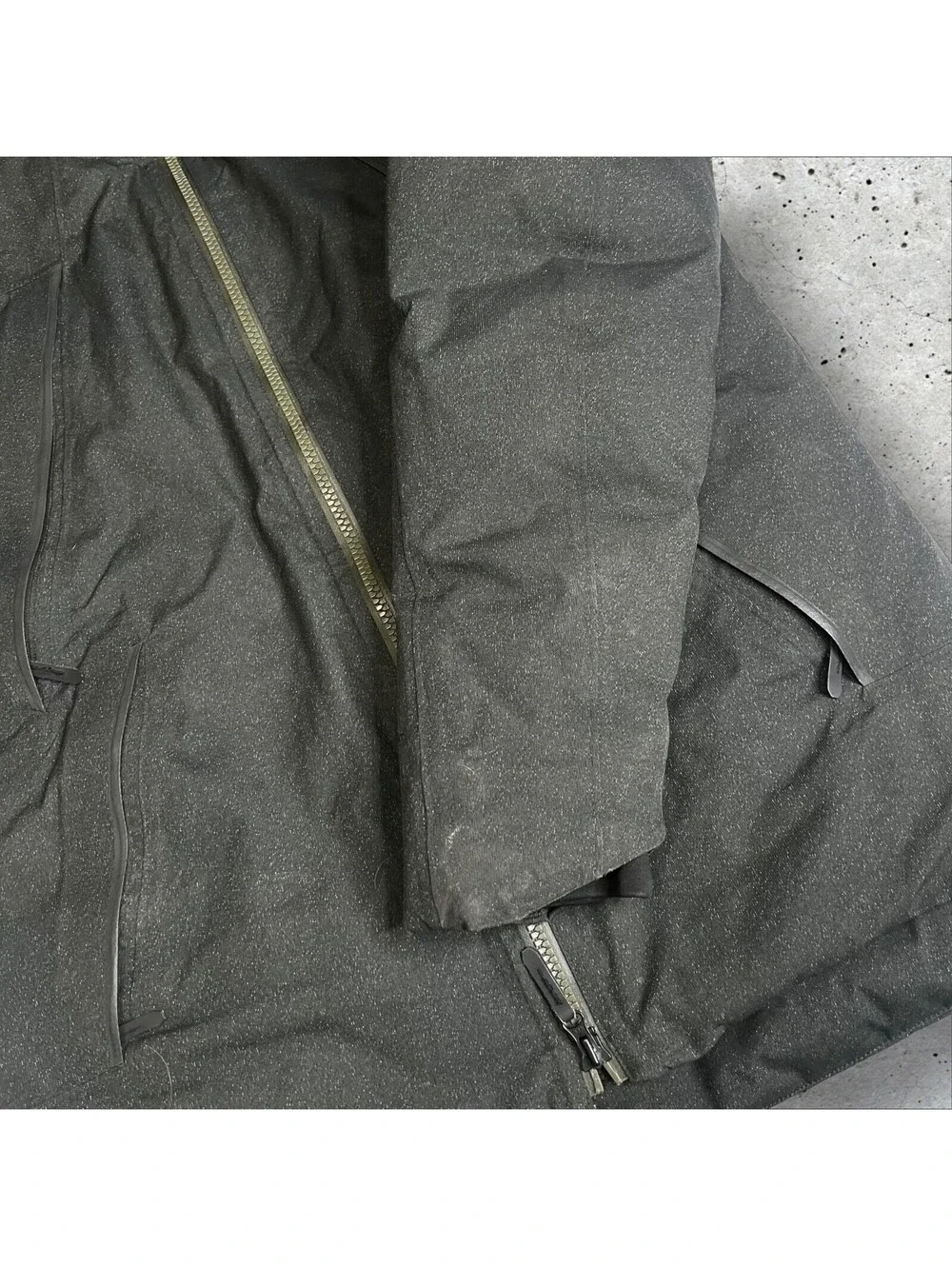 The North Face Far Northern Down Jacket Black Hooded Parka Hyvent Waterproof